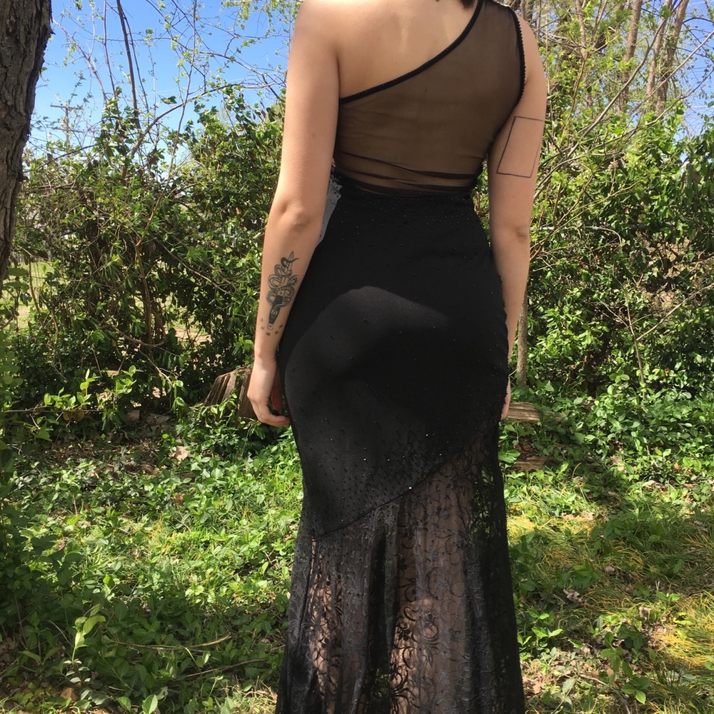 Sexy Goth Prom Dress